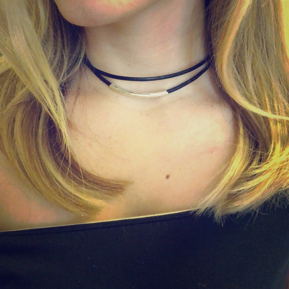 Lucky Brand Leather Choker
